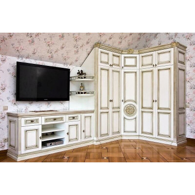 Распашной шкаф с местом для тв